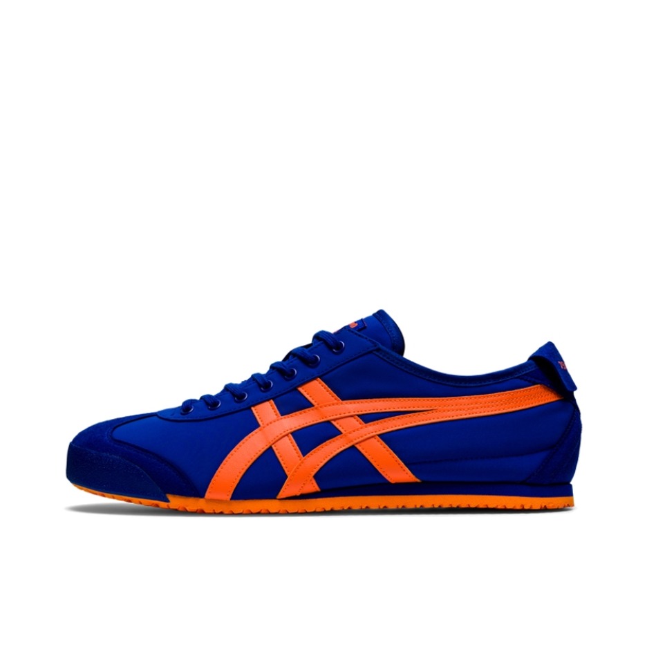 推荐商品：Onitsuka Tiger Mexico 66 德训鞋 运动休闲鞋 复古轻便透气舒适百搭防滑 蓝色/橙色