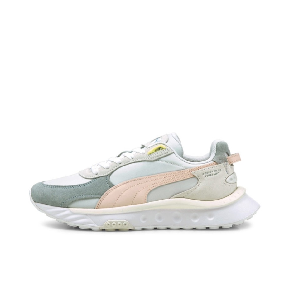 推荐商品：Puma/彪马 Wild Rider 运动休闲鞋 时尚复古舒适减震防滑耐磨轻便透气 雾蓝