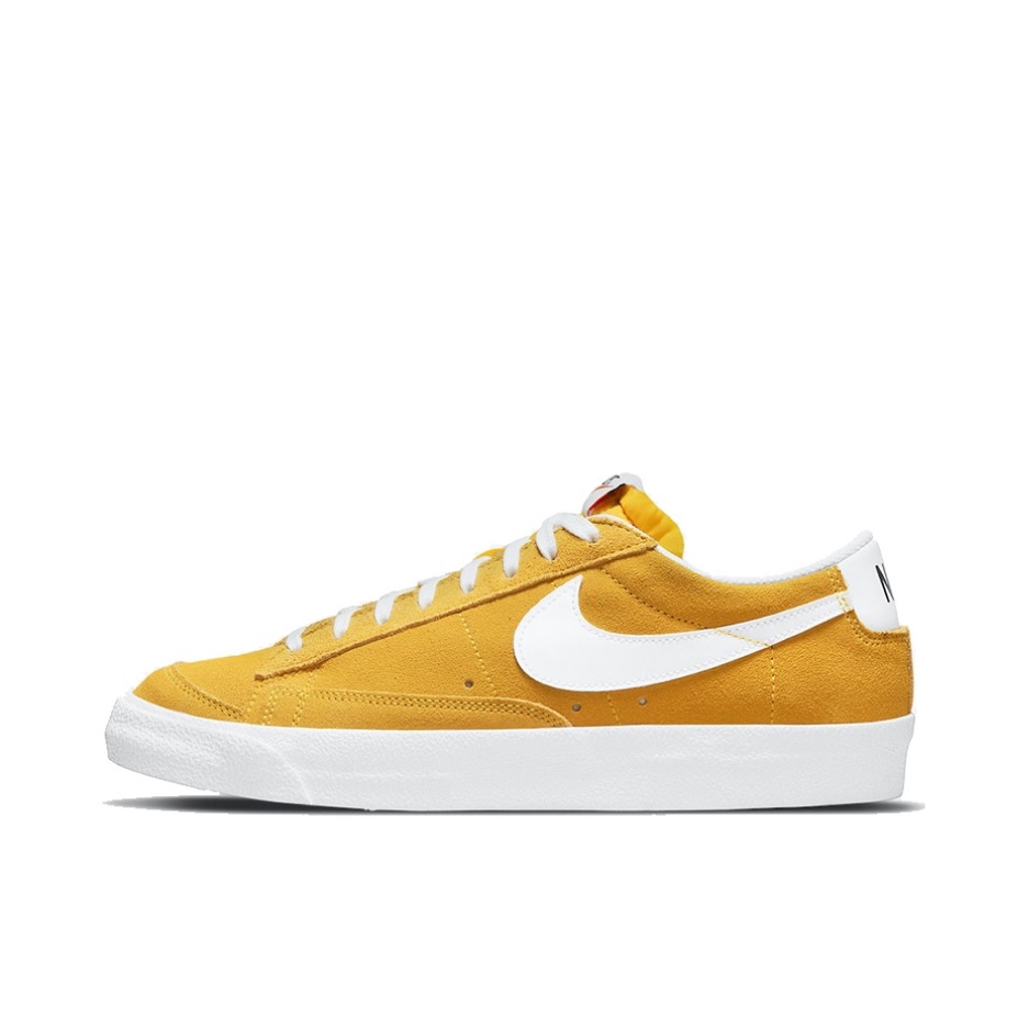 推荐商品：Nike Blazer 板鞋 经典复古防滑舒适百搭 Speed Yellow 白色/黄色