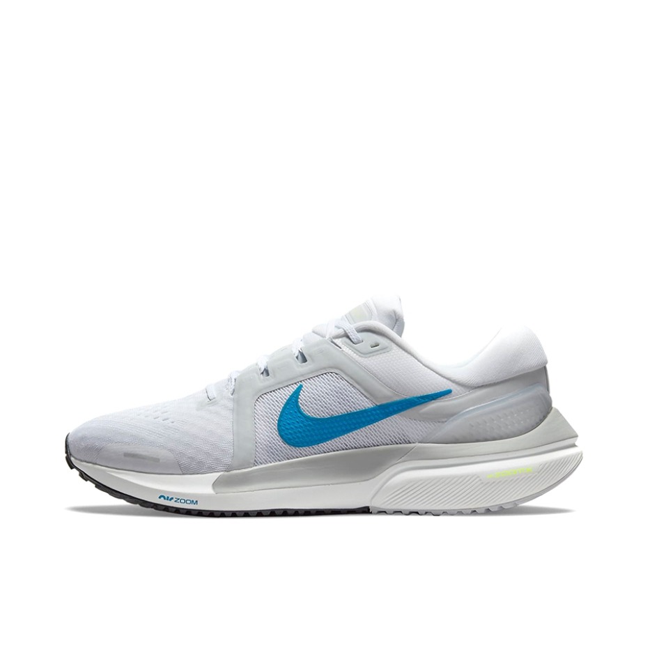 推荐商品：Nike Air Zoom Vomero 16 premium 跑鞋 碳板泡绵减震耐磨轻便透气舒适气垫回弹圆头 白色/帝王蓝
