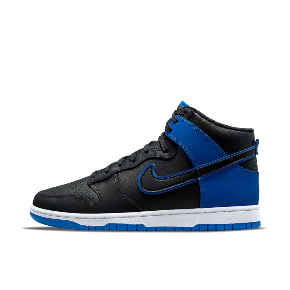 推荐商品：Nike Dunk 板鞋 经典复古百搭 Blue Camo 高帮/黑色/蓝色