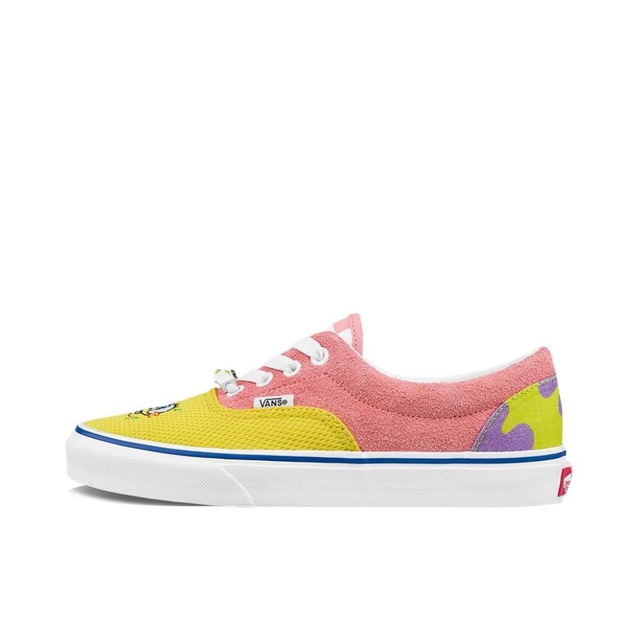 推荐商品：Vans/范斯 Era Lx Comfycusra 轻便 复古 帆布鞋 海绵宝宝联名/黄色/粉色