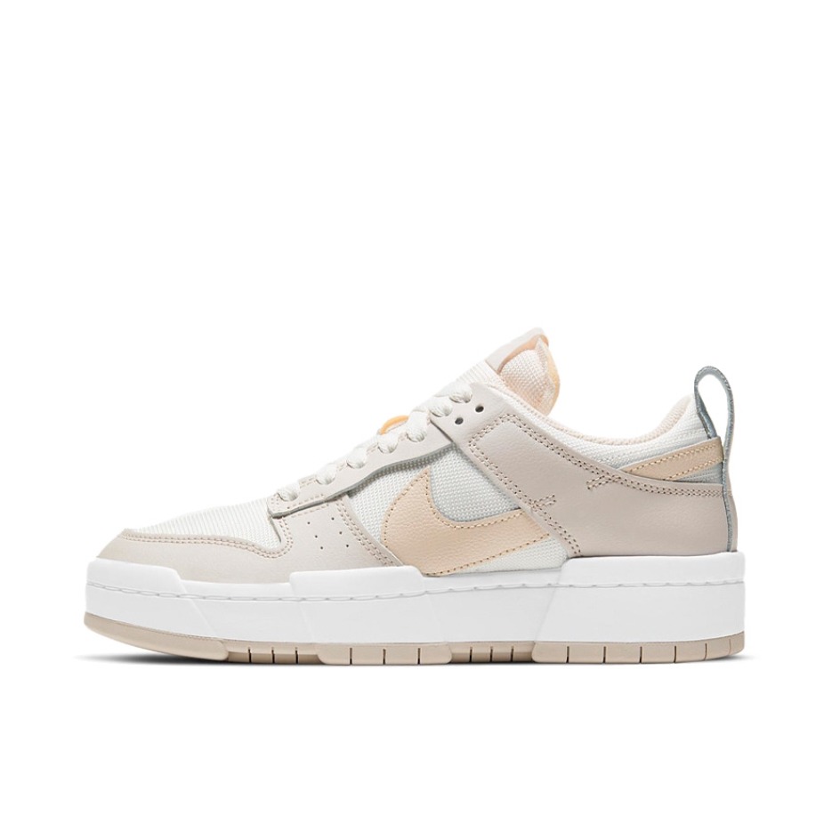 推荐商品：Nike Dunk 板鞋 经典复古百搭 Disrupt/低帮/沙色/白色
