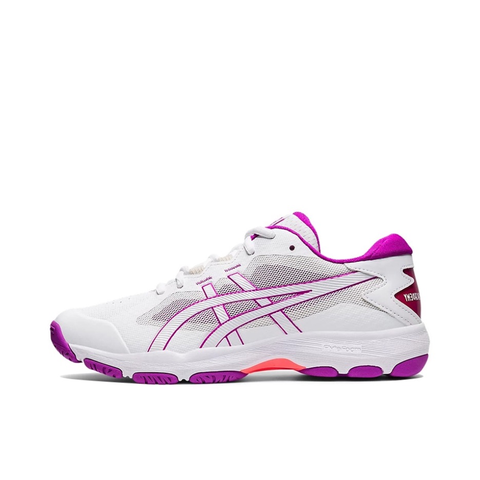 推荐商品：Asics/亚瑟士 Gel-Netburner Academy 9 透气舒适 防滑耐磨 实战 篮球鞋 白色/紫色/橙色