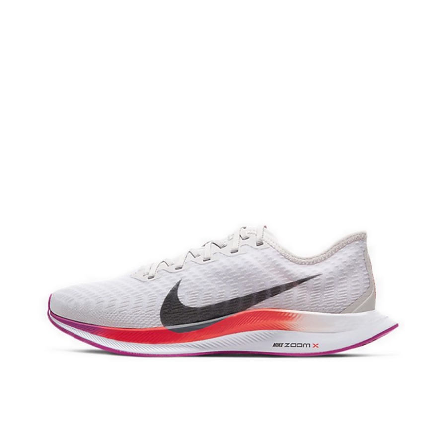 推荐商品：Nike Zoom Pegasus Turbo 2 跑鞋 训练泡棉马拉松缓震轻便防滑耐磨网布透气舒适百搭 White/Red/Purple 白黑紫红