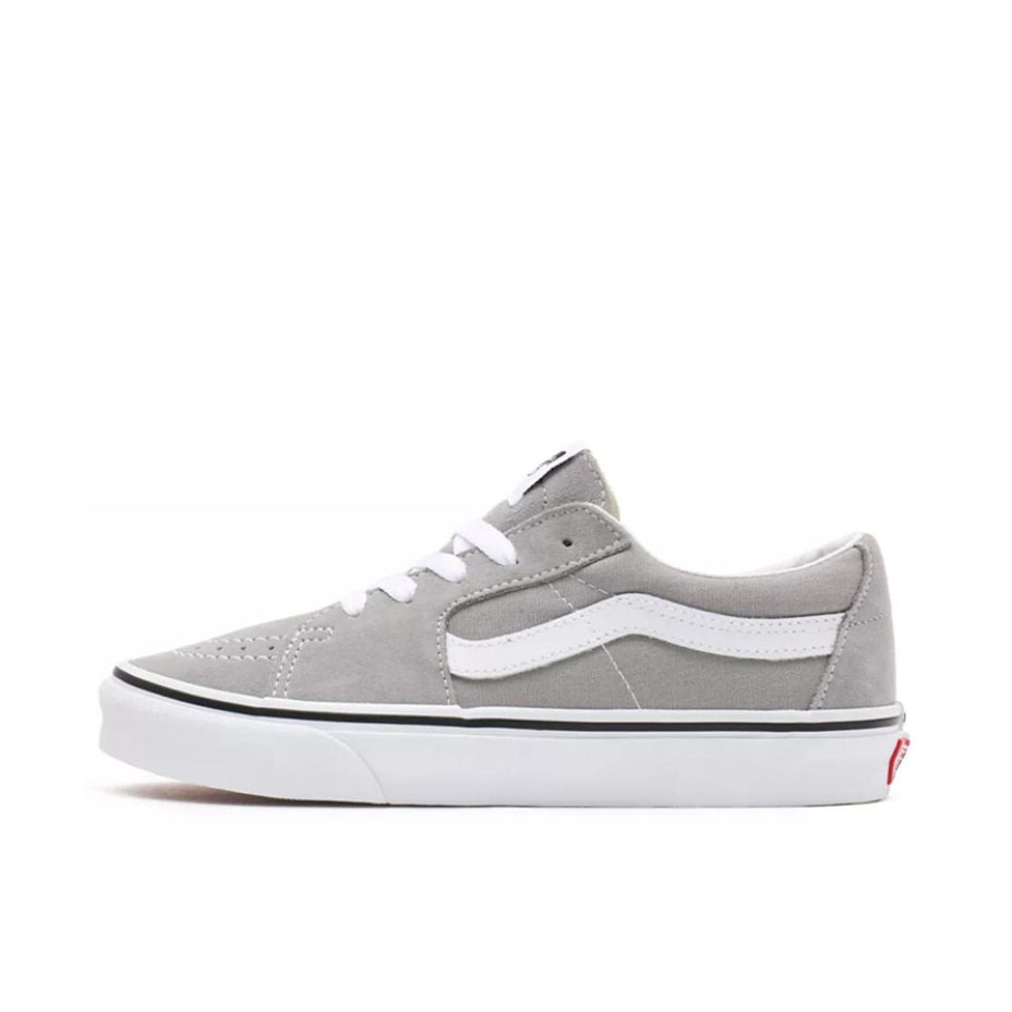 推荐商品：Vans/范斯 SK8-Low 板鞋 防滑耐磨舒适减震潮流拼接百搭休闲复古风帅气高街运动简约风薄底 灰色