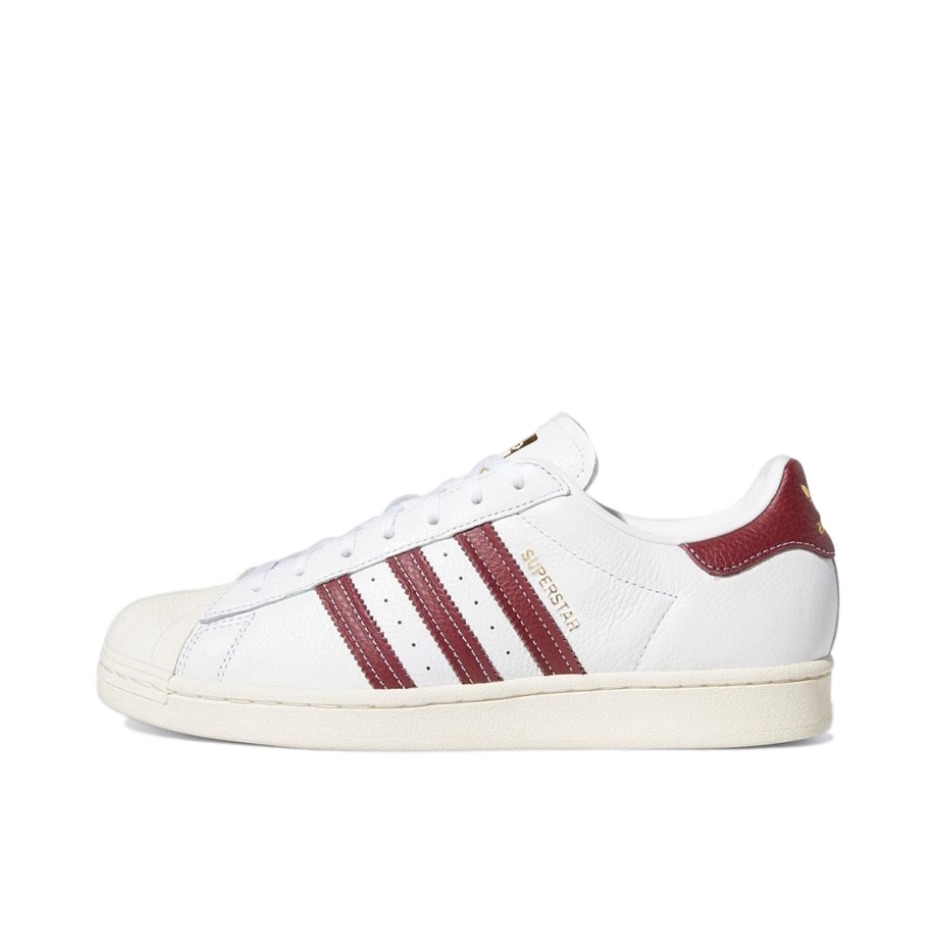 推荐商品：【宋雨琦同款】 adidas Originals Superstar 板鞋 轻便贝壳头薄底舒适百搭耐磨复古 金色/白色/红色