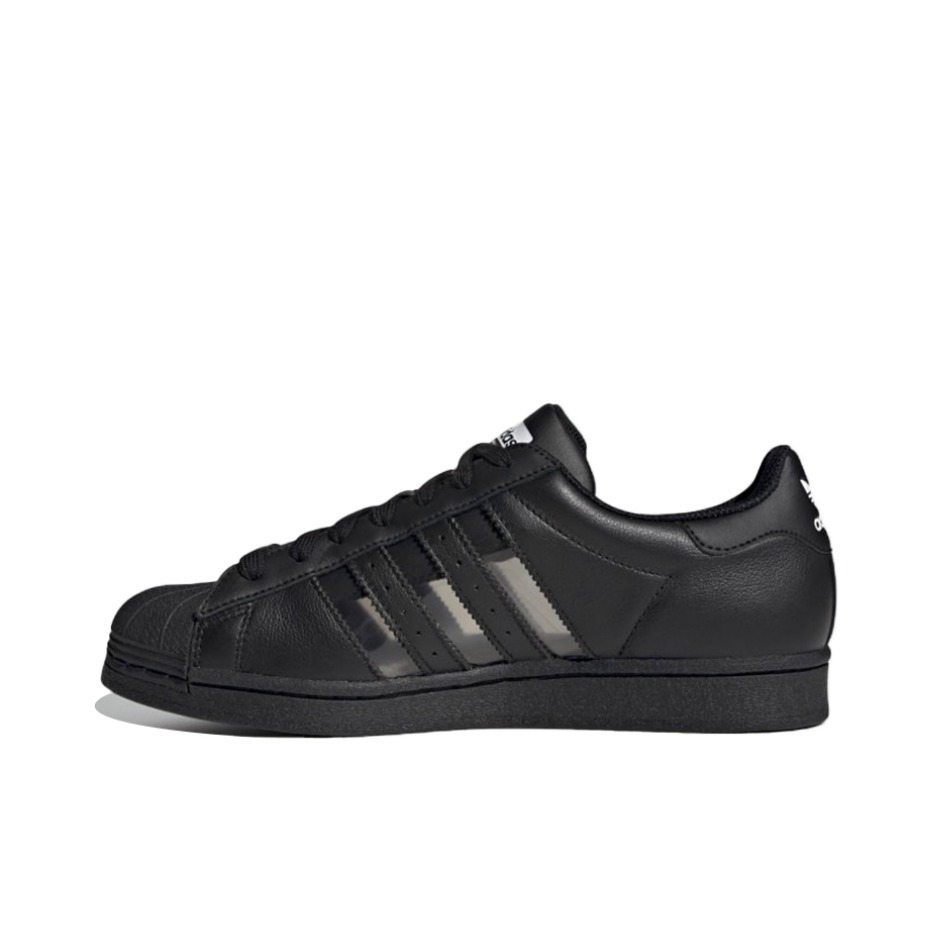 推荐商品：【宋雨琦同款】 adidas Originals Superstar 板鞋 轻便贝壳头薄底舒适百搭耐磨复古 黑色/反光银