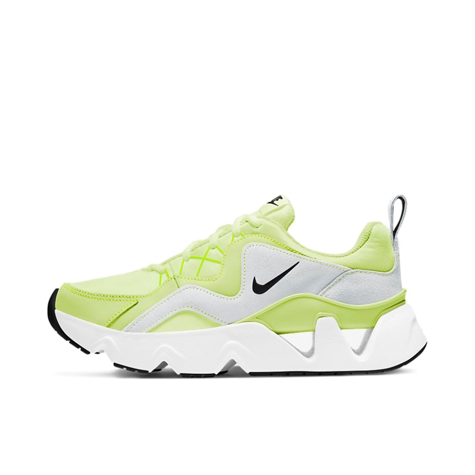 推荐商品：Nike RYZ 365 运动休闲鞋 轻便透气减震耐磨复古厚底回弹支撑 女款/微黄绿/山峰白/荧光黄