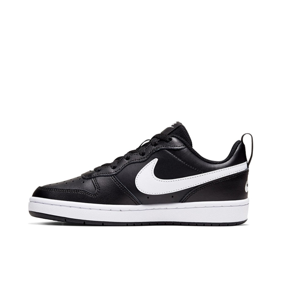 推荐商品：Nike Court Borough 2 板鞋 复古时尚支撑舒适百搭轻便防滑 黑色/白色
