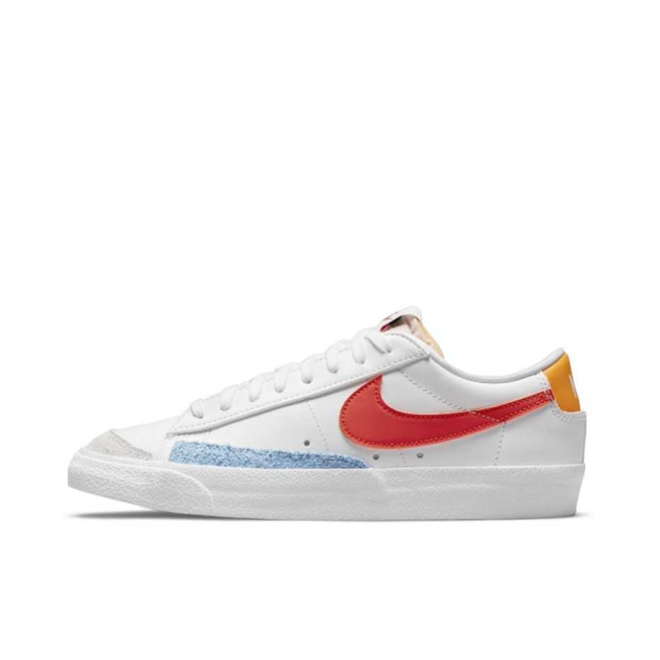 推荐商品：Nike Blazer 板鞋 经典复古防滑舒适百搭 女款/白色/蓝色/橙红