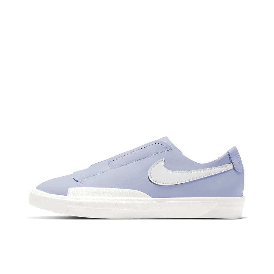 推荐商品：Nike Blazer 板鞋 经典复古防滑舒适百搭 紫色/白色