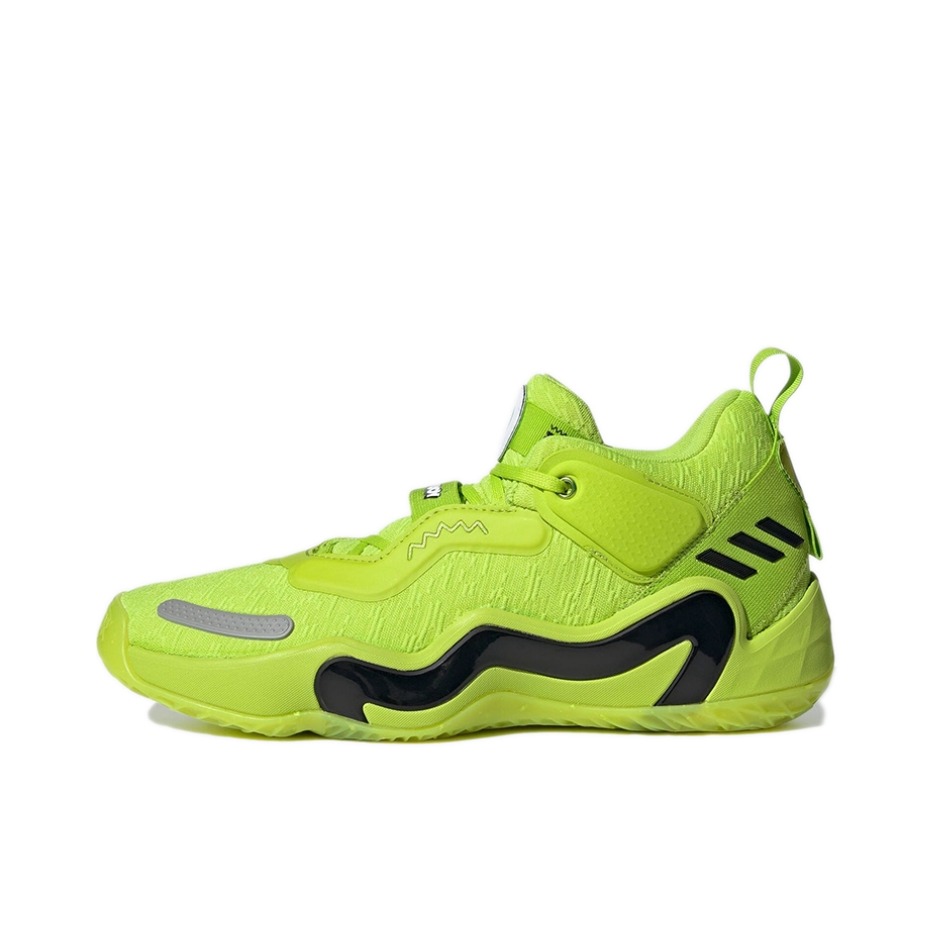 推荐商品：adidas D.O.N. Issue 3 米切尔3代 篮球鞋 透气减震耐磨实战包裹性支撑 怪物公司联名/荧光绿