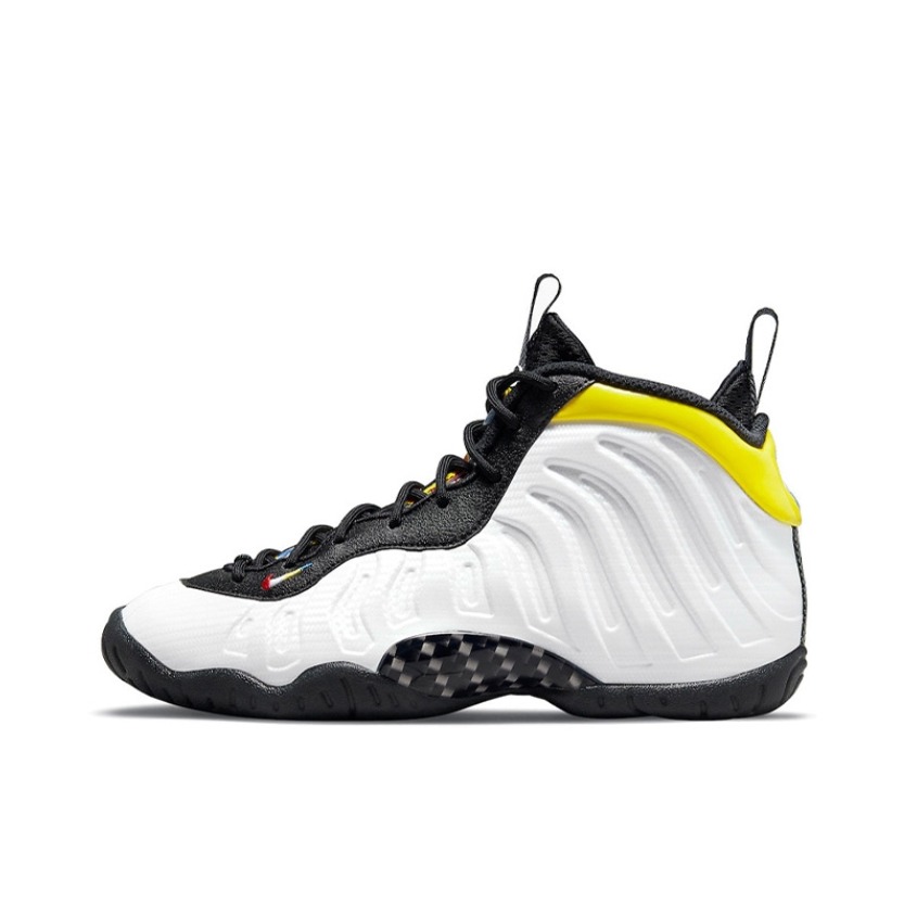 推荐商品：Nike Air Foamposite One 篮球鞋 喷泡经典复古百搭防滑耐磨舒适透气减震休闲中帮 GS/白色/黄色