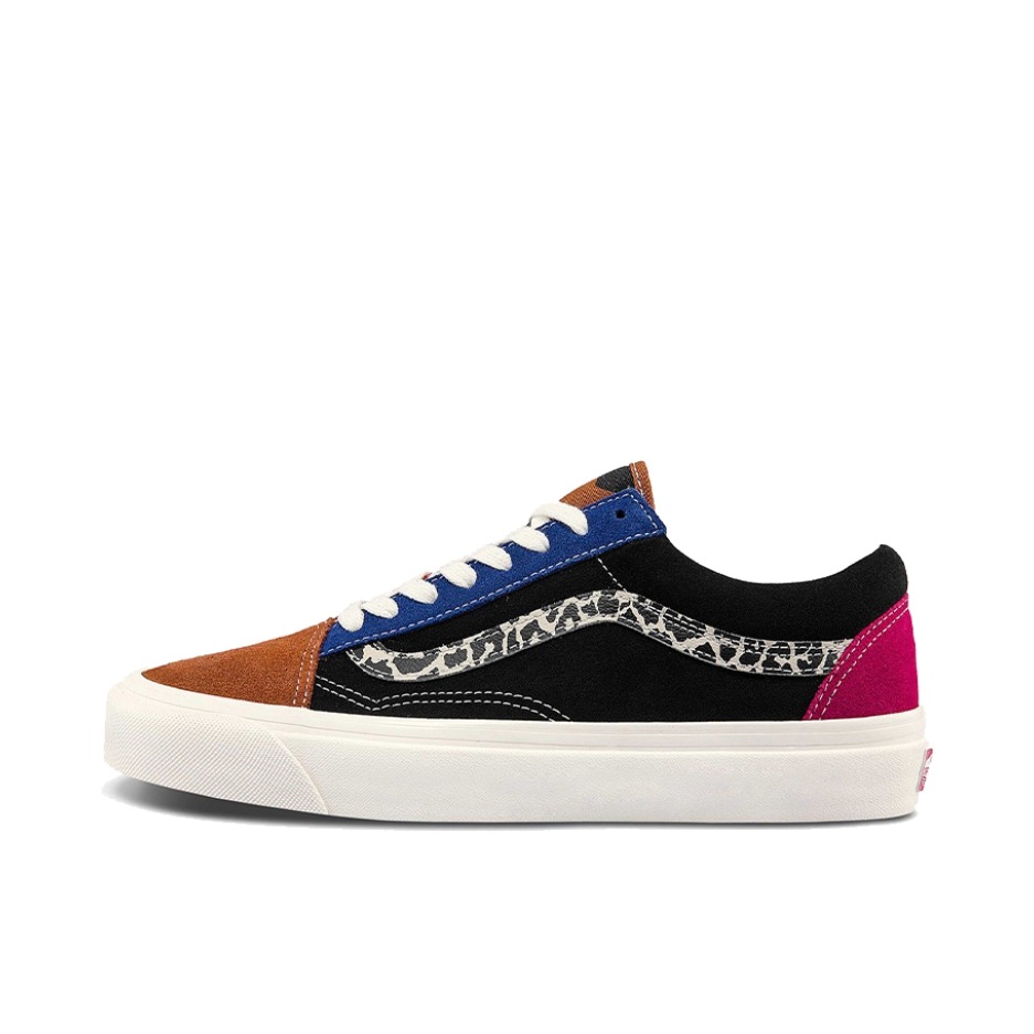推荐商品：Vans/范斯 Old Skool 滑板鞋 板鞋 轻便防滑复古舒适经典 黑色/棕色/蓝色