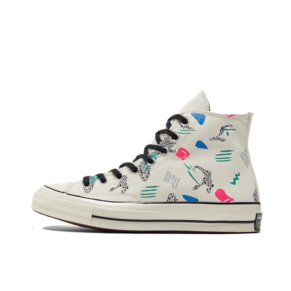 推荐商品：Converse/匡威 1970s 帆布鞋 圆头防滑经典复古轻便时尚拼接百搭 印花/米白/粉红/浅蓝