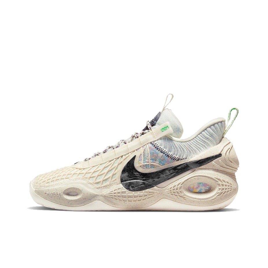 推荐商品：Nike Cosmic Unity 全掌Zoom Strobel 支撑 织物 合成革 缓震防滑 篮球鞋 Natural 国外版/米黄/黑色
