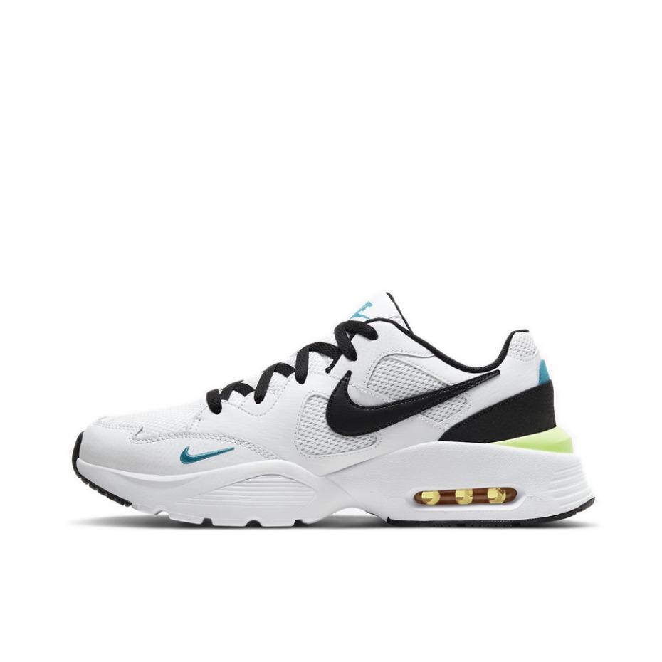 推荐商品：Nike Air Max Fusion 2020 跑鞋 气垫复古经典缓震网面透气短跑 White/Black/Volt 男款/白色/黑色/绿色