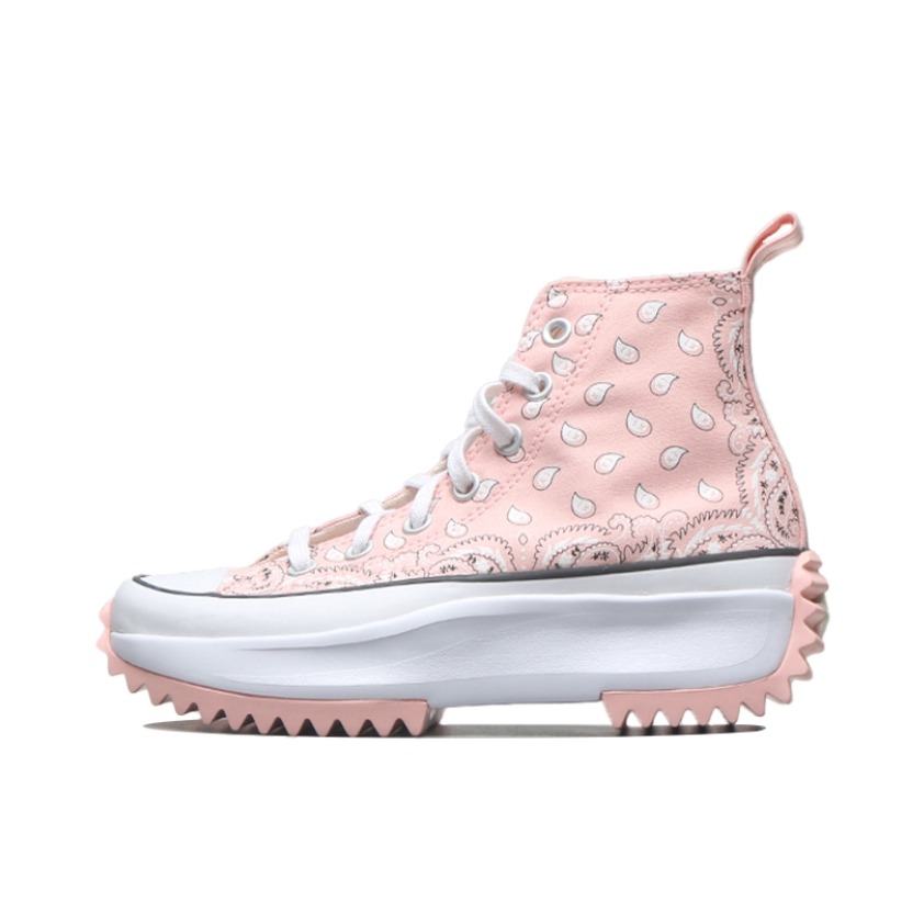 推荐商品：Converse/匡威 Run Star Hike 厚底 防滑 松糕鞋 增高鞋 运动休闲鞋 粉色/腰果花