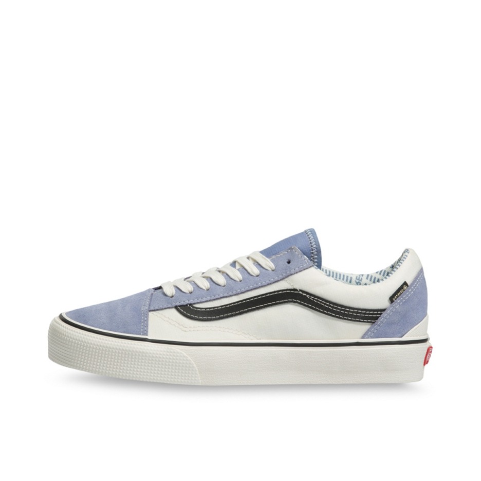 推荐商品：Vans/范斯 Old Skool 滑板鞋 板鞋 轻便防滑复古舒适经典 Gore-Tex联名/蓝色/白色