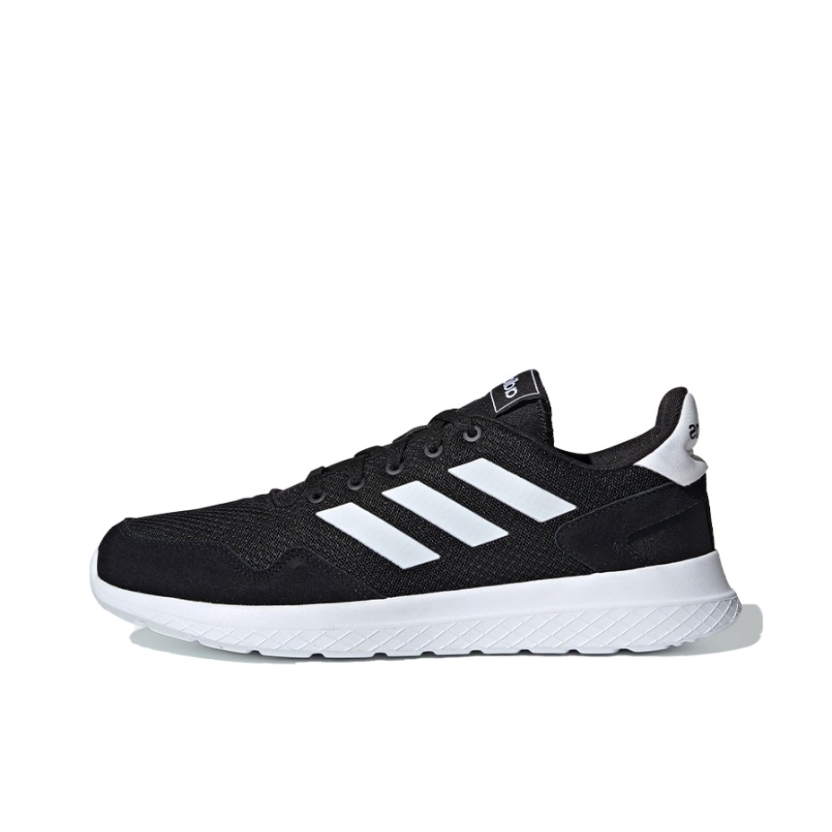 推荐商品：adidas Archivo 防滑耐磨 轻便透气 跑鞋 Black/White 黑/白