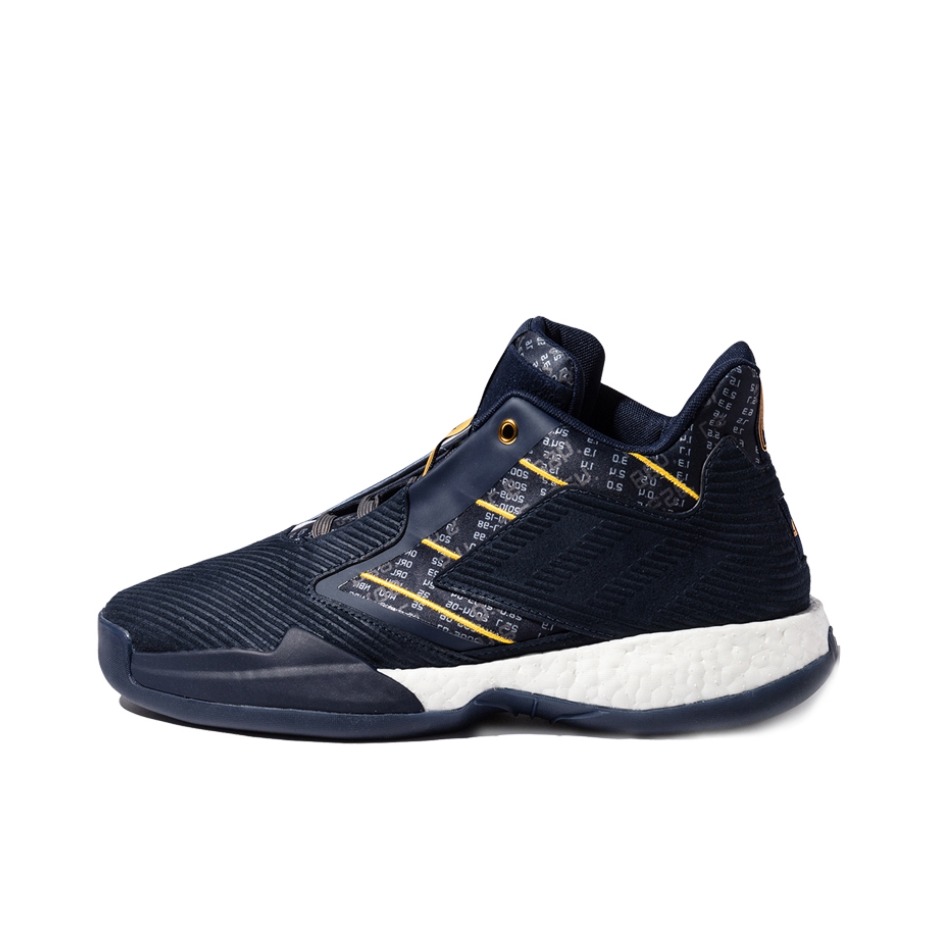 推荐商品：adidas T MAC Millennium 2 篮球鞋 缓震回弹防滑耐磨复古百搭实战 藏蓝/黑/白