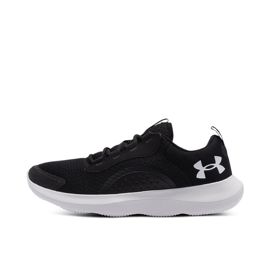 推荐商品：Under Armour/安德玛 Victory 舒适缓震 防滑耐磨 轻便透气 织物 轻盈干爽 合成革 耐用 全掌 运动休闲鞋 黑白