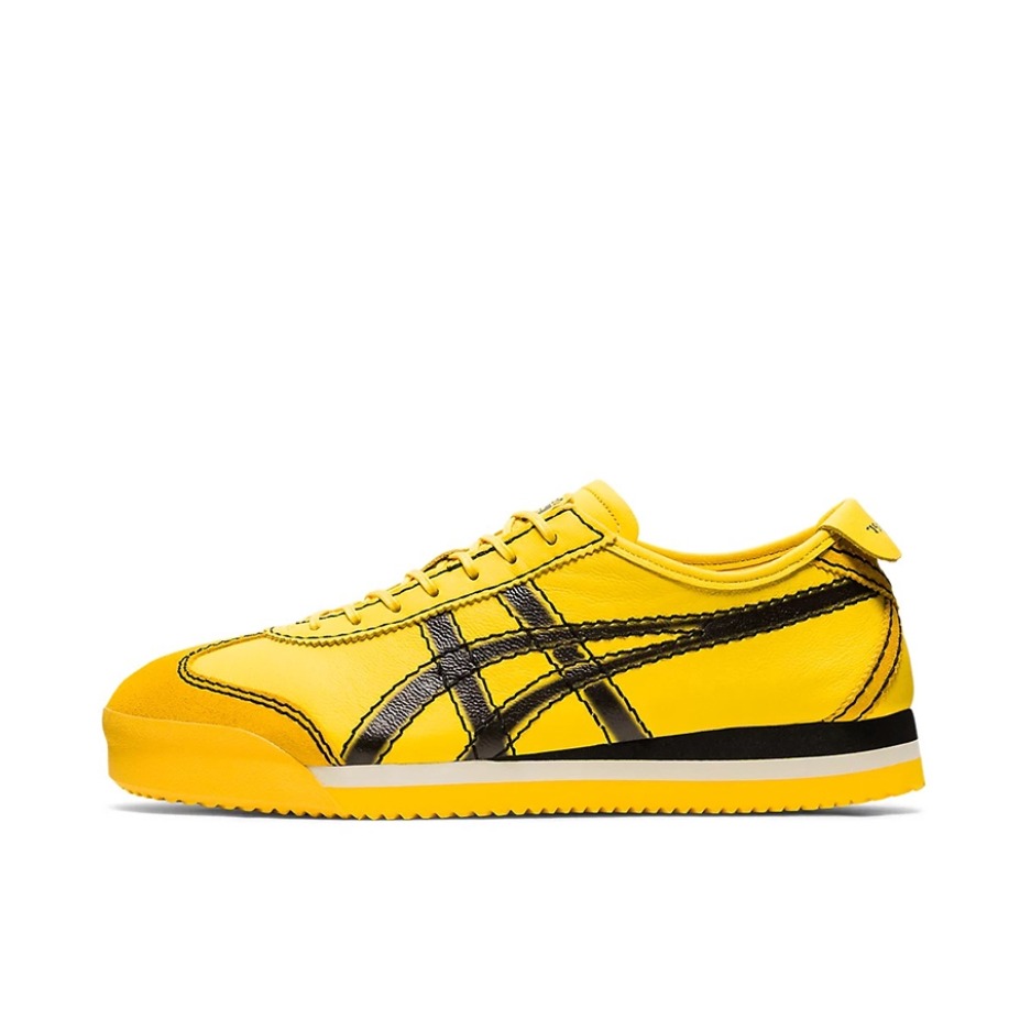 推荐商品：Onitsuka Tiger Mexico 66 德训鞋 运动休闲鞋 复古轻便透气舒适百搭防滑 明黄/黑色