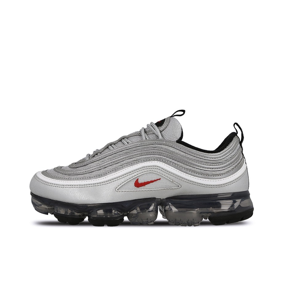 推荐商品：Nike Air VaporMax 97 跑鞋 时尚透气防滑轻便低帮全掌运动 Silver Bullet 银子弹