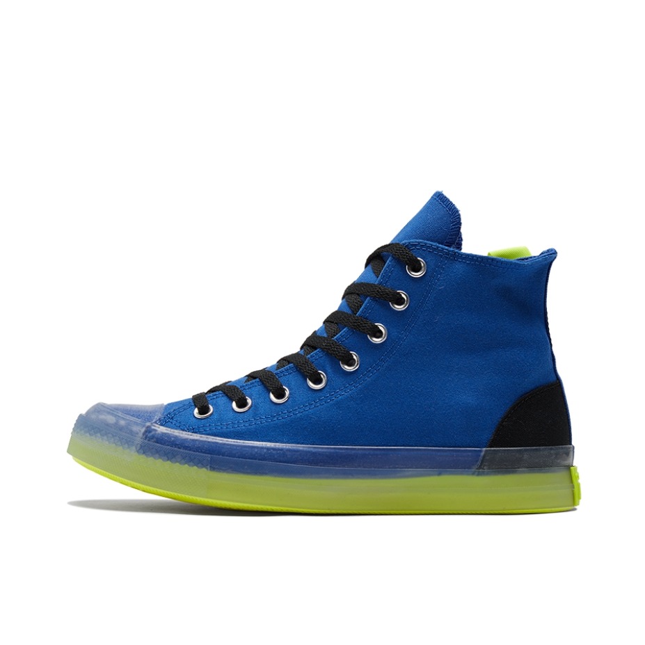 推荐商品：Converse/匡威 Chuck Taylor All Star 帆布鞋 常青款轻便防滑耐磨百搭复古圆头减震贴合高帮 宝石蓝
