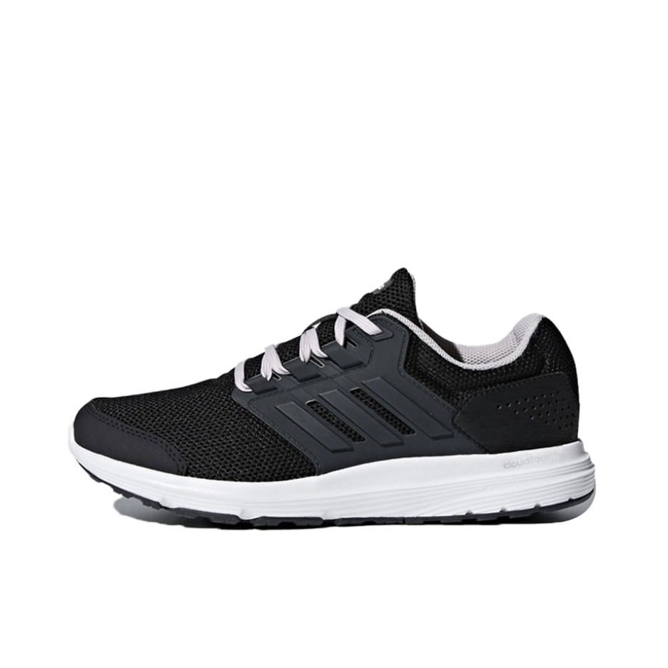 推荐商品：adidas Galaxy 4 跑鞋 轻便网面透气减震防滑耐磨运动织物 Black White 黑/白