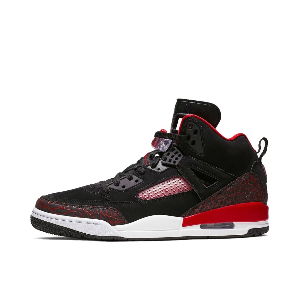 推荐商品：Air Jordan Spizike 篮球鞋 防滑耐磨舒适缓震复古时尚气垫训练冬季轻便比赛支撑包裹性增高 Bred 黑/红/白
