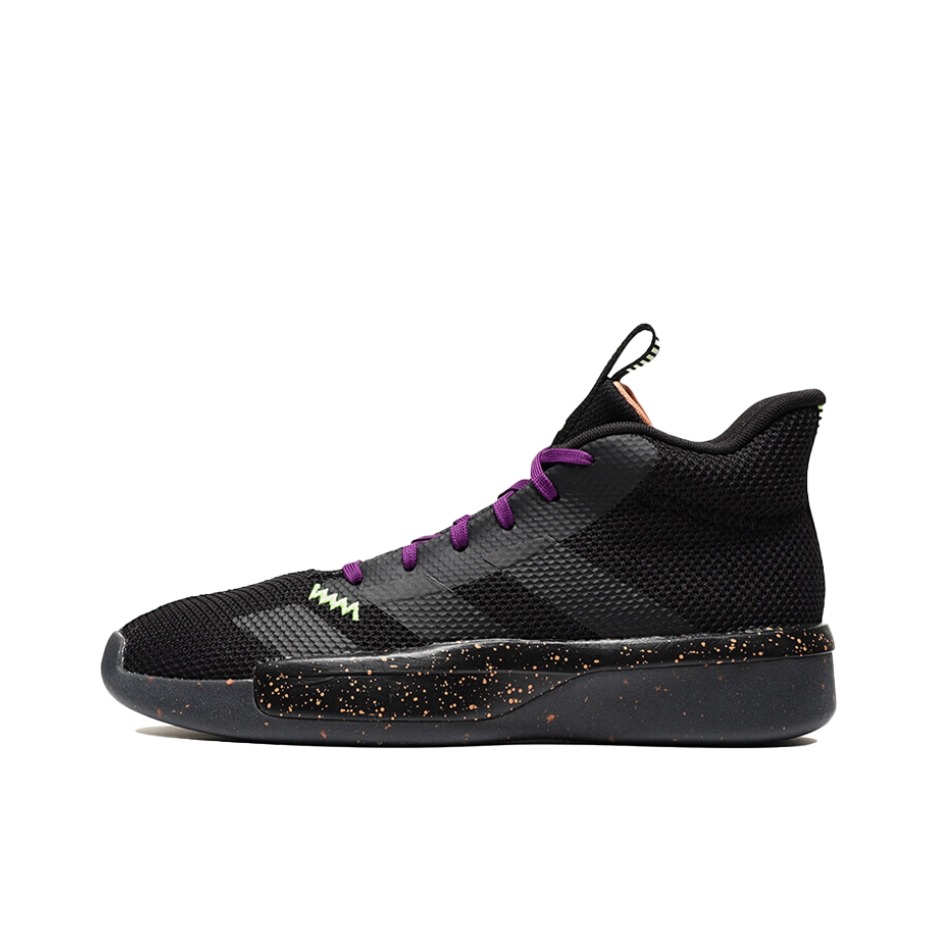 推荐商品：adidas Pro Next 2019 篮球鞋 减震防滑耐磨实战训练 黑紫
