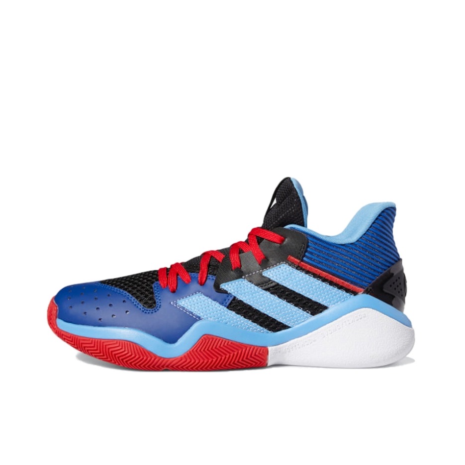 推荐商品：adidas Harden Stepback 1 篮球鞋 减震回弹防滑耐磨实战 蓝色/天蓝/黑色