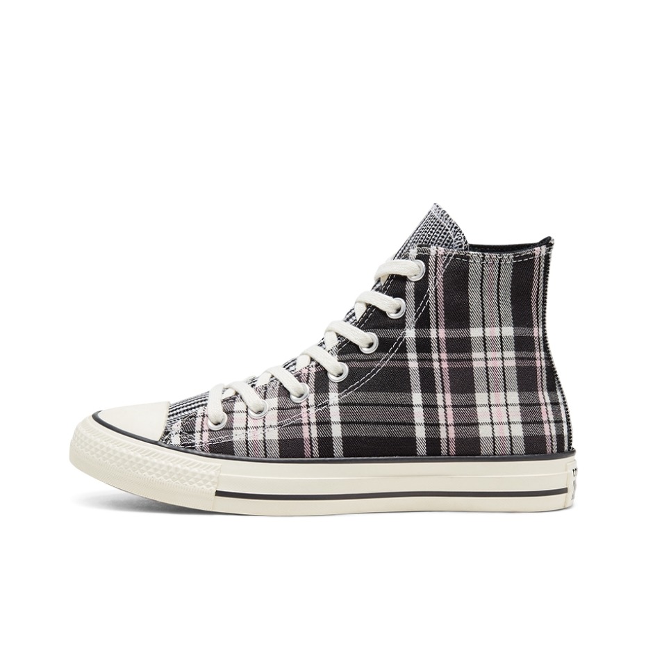 推荐商品：Converse/匡威 Chuck Taylor All Star 帆布鞋 常青款轻便防滑耐磨百搭复古圆头减震贴合高帮 灰/白/黑