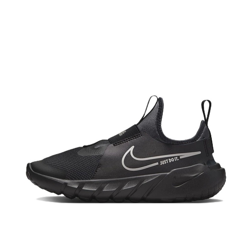 推荐商品：Nike Flex Runner 2 跑鞋 减震耐磨轻便透气织物舒适软底复古百搭 GS/黑色/白色