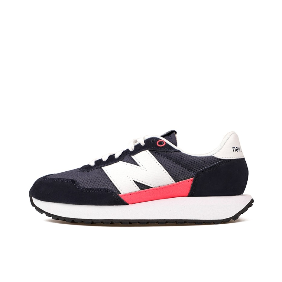 推荐商品：New Balance 237 跑鞋 减震透气防滑耐磨轻便潮流复古织物 niko and ...联名/深灰/蓝色