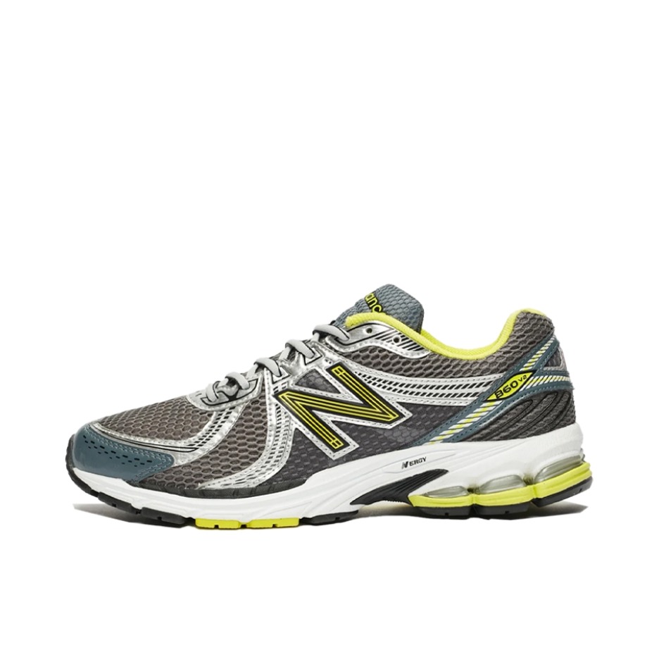 推荐商品：New Balance 860 跑鞋 网面透气防滑耐磨舒适轻便缓震复古 灰色/黄色
