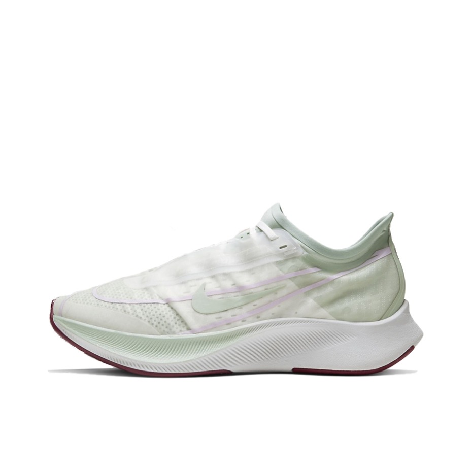 推荐商品：Nike Zoom Fly 3 跑鞋 缓震回弹防滑耐磨竞速碳板马拉松合成革织物泡棉 Valentines Day GS/情人节限定