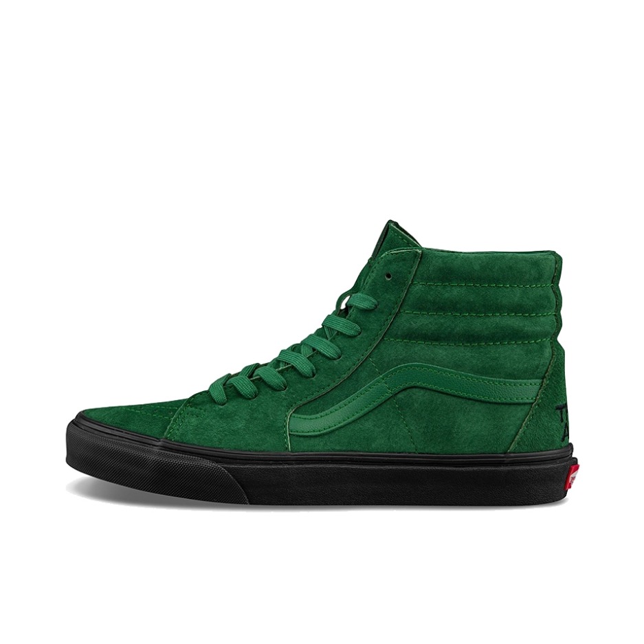 推荐商品：Vans/范斯 SK8-Hi 板鞋 潮流经典拼接复古街头厚底 苏五口联名/牛年限定/牛油果绿
