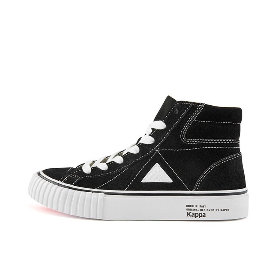 推荐商品：Kappa 舒适透气 轻便 防滑耐磨 时尚百搭 运动休闲 包裹性 织物硫化 饼干鞋 帆布鞋 K09Y5VS60 白底/黑色