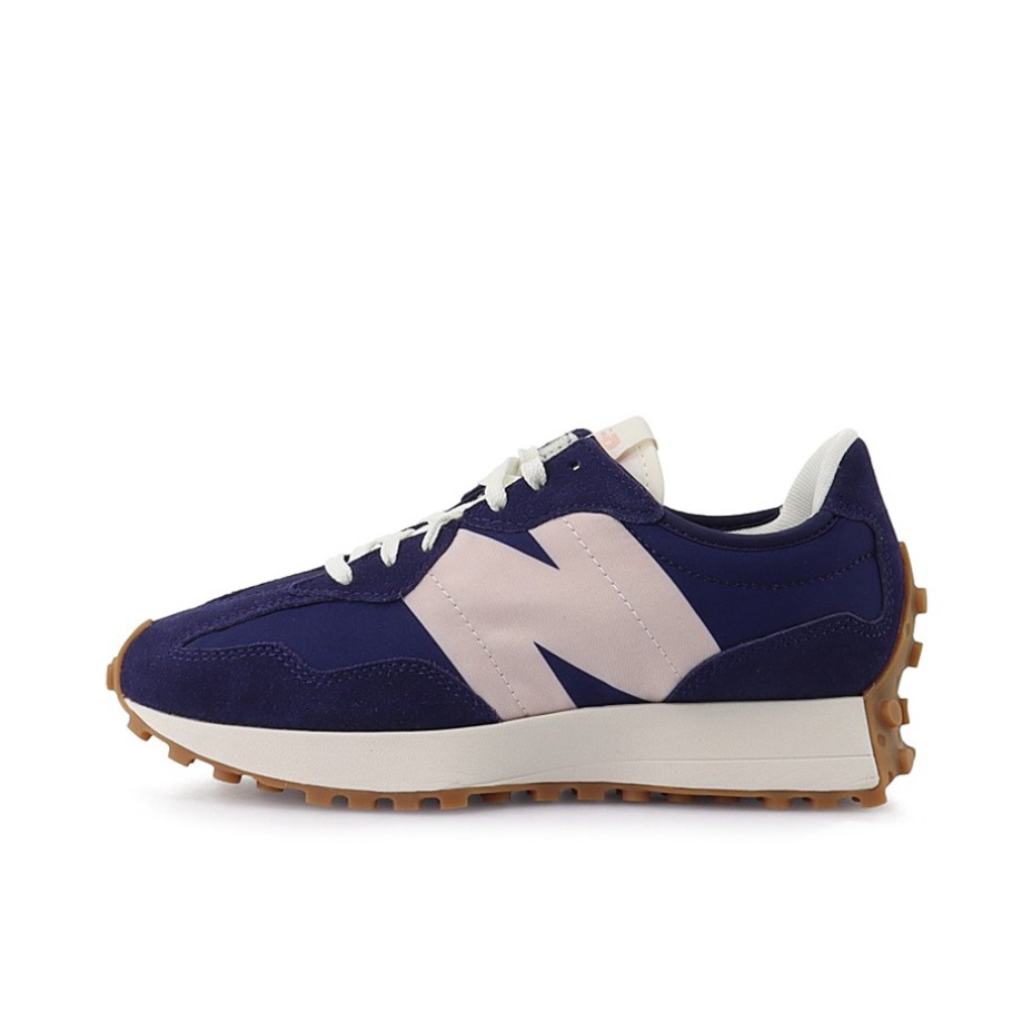 推荐商品：【IU同款】 New Balance 327 跑鞋 舒适复古防滑耐磨休闲透气减震拼接运动防水织物慢跑圆头 女款/夜潮蓝