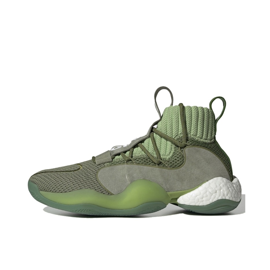 推荐商品：adidas Crazy BYW X Boost 篮球鞋 实战训练防滑耐磨减震运动 Green Pharrell联名/绿色