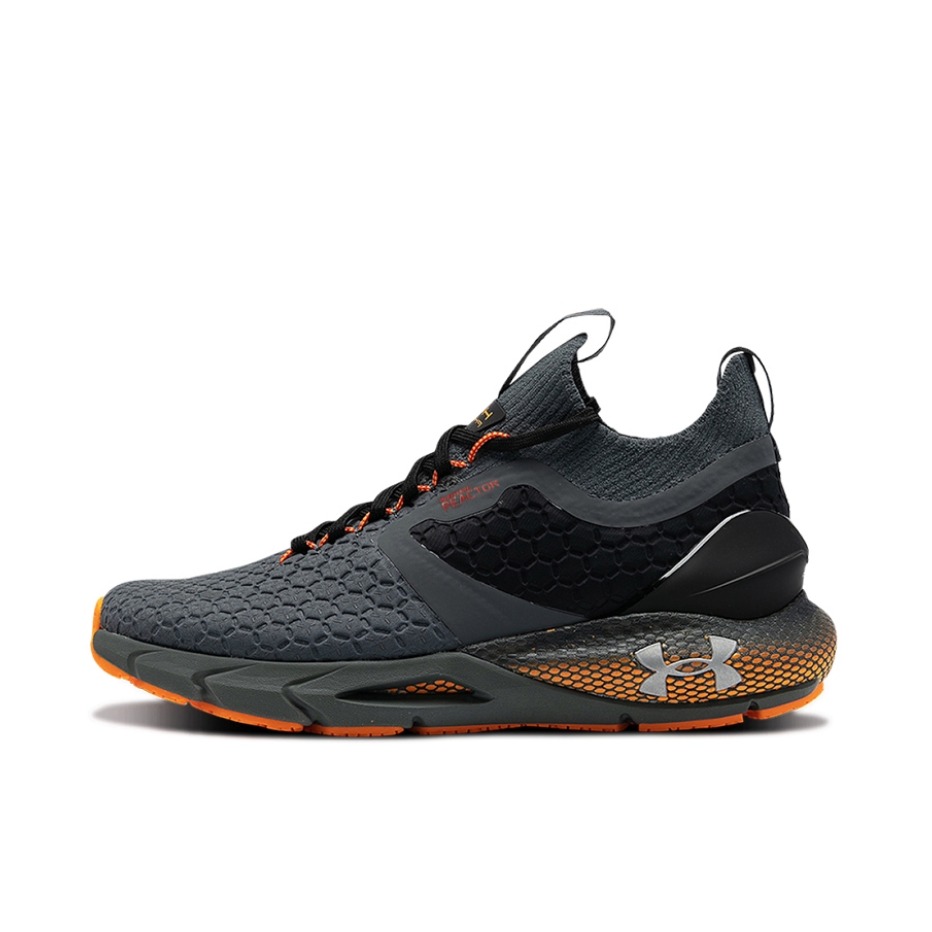 推荐商品：Under Armour/安德玛 Hovr Phantom 2 防滑耐磨 健身训练 减震回弹 网面透气 织物 休闲运动 跑鞋 灰/橙