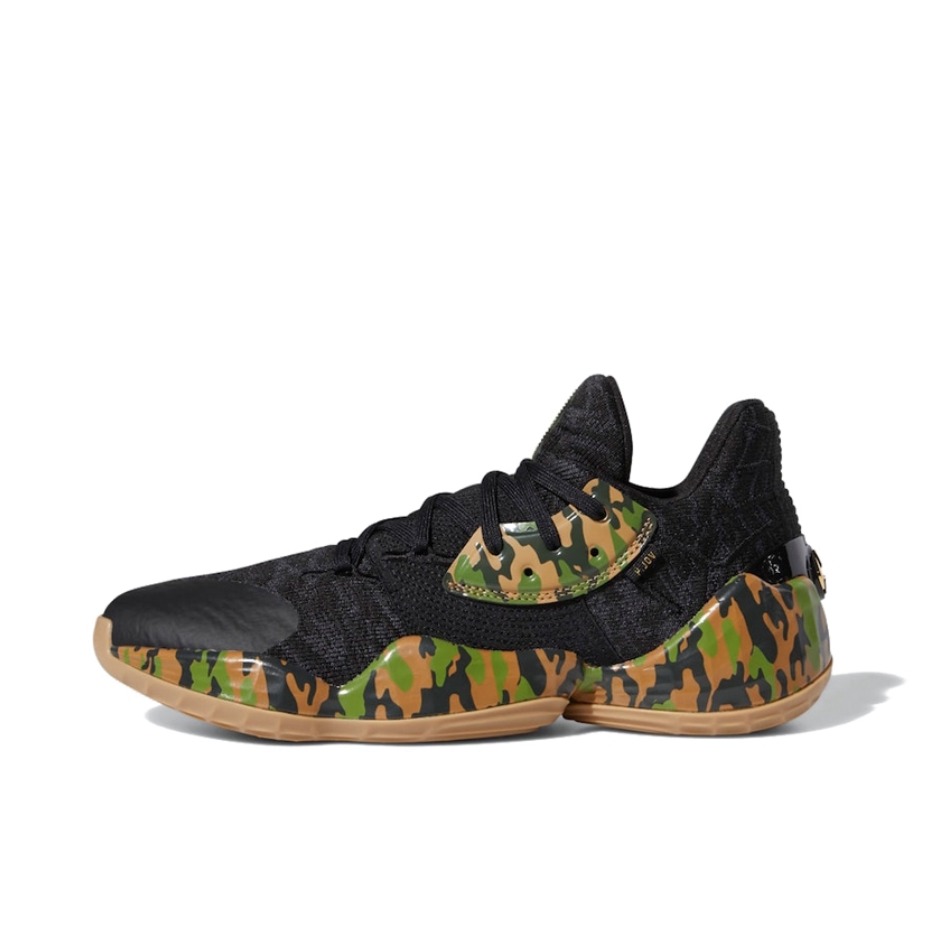 推荐商品：adidas Harden Vol. 4 哈登4代 篮球鞋 防滑耐磨缓震实战 Black Camo 黑迷彩