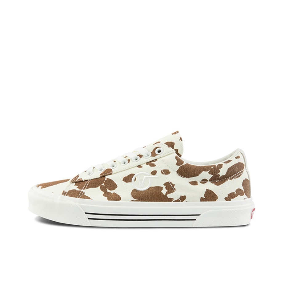 推荐商品：Vans/范斯 Sid Pro 板鞋 防滑耐磨轻便透气舒适百搭复古 奶牛纹/棕色/白色