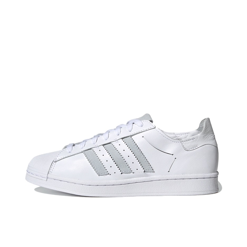 推荐商品：【宋雨琦同款】 adidas Originals Superstar 板鞋 轻便贝壳头薄底舒适百搭耐磨复古 白/灰