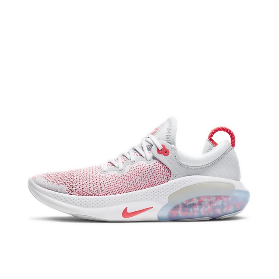 推荐商品：Nike Joyride Run 跑鞋 飞线颗粒缓震回弹舒适透气休闲运动耐磨织物支撑防滑 Grey/Red 灰红