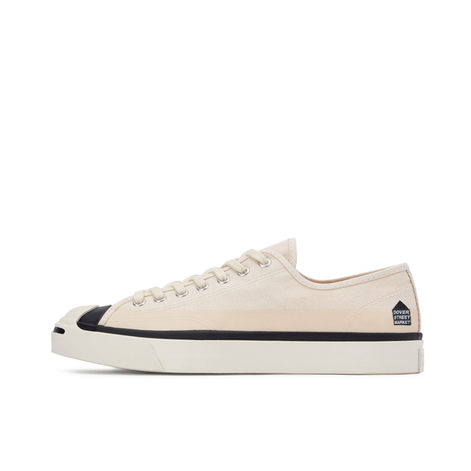 推荐商品：Converse/匡威 Jack Purcell 帆布鞋 圆头防滑耐磨减震轻便复古日常百搭 Dover Street Market联名/白色/黑色