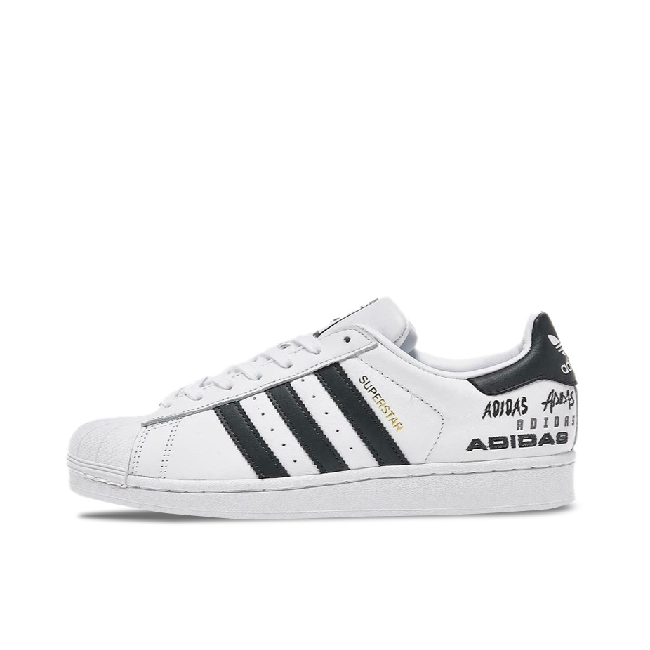 推荐商品：【宋雨琦同款】 adidas Originals Superstar 板鞋 轻便贝壳头薄底舒适百搭耐磨复古 White 白黑/LOGO刺绣